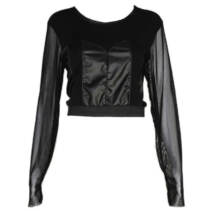 Bustier Crop Sweatshirt