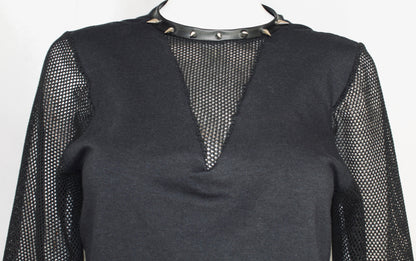 Netted Crop Top