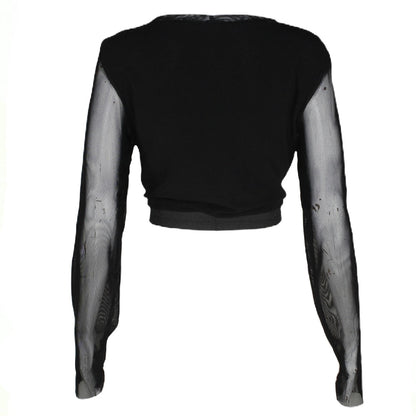 Bustier Crop Sweatshirt