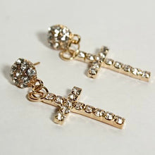 Load image into Gallery viewer, Cross Earrings (2 Colors)

