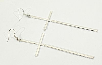 Long Cross Earrings (2 Colors)