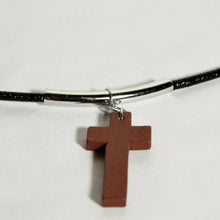 Load image into Gallery viewer, Bungee Cord Cross Necklace (5 Colors)
