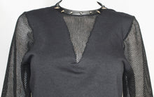 Load image into Gallery viewer, Netted Crop Sweatshirt-Limited Quantities
